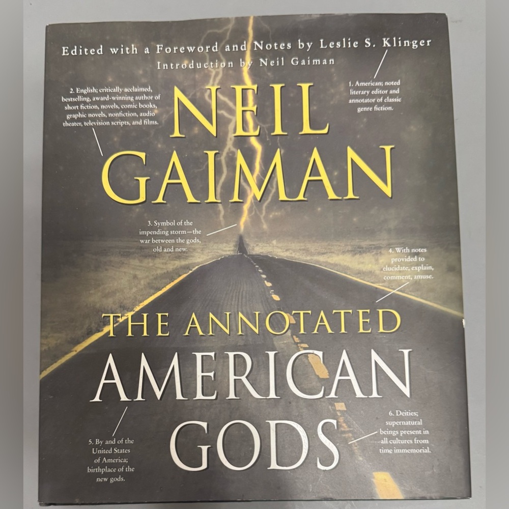 The Annotated American Gods by Neil Gaiman